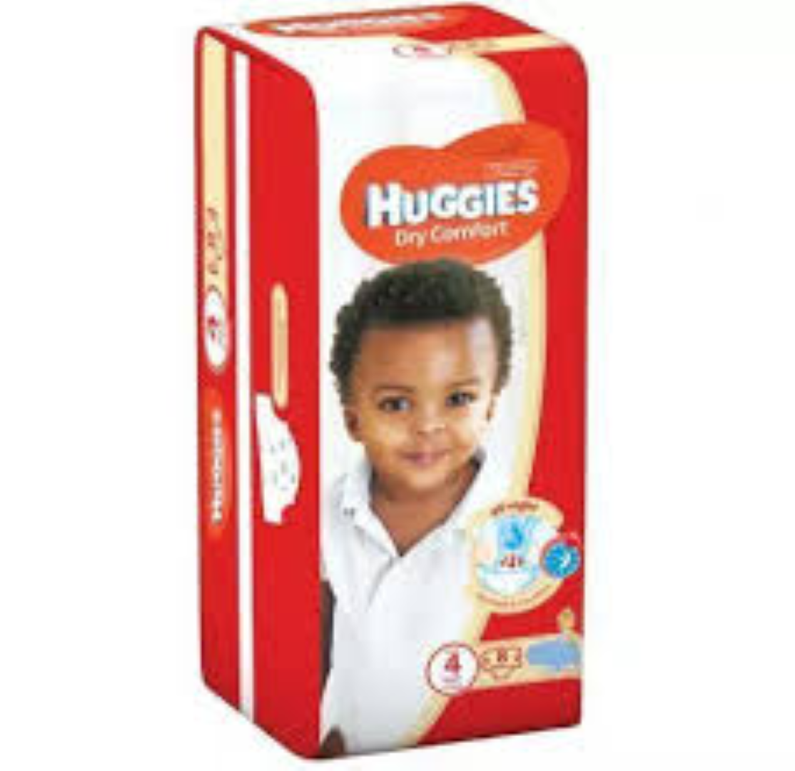 HUGGIES DRY COMFORT SIZE 4 (8-14KG)8X8S